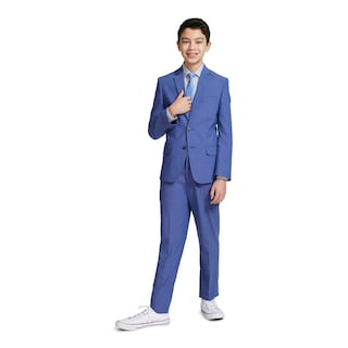 Foto 3 | Pantalón de Vestir Tommy Hilfiger Pierna Recta Azul para Niños - Venta Internacional