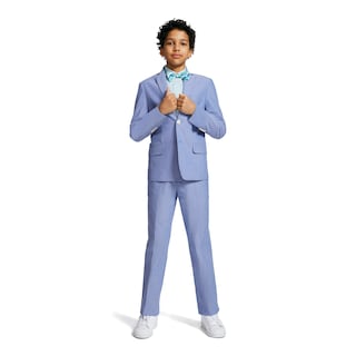 Foto 3 | Pantalón De Vestir Tommy Hilfiger Para Niños Con Pierna Recta, Corte Azul 18 - Venta Internacional.