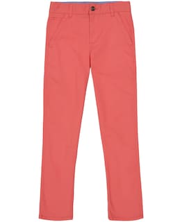 Foto 1 | Pantalón Tommy Hilfiger Academy Chino Georgia Peach 14 Para Niños - Venta Internacional.
