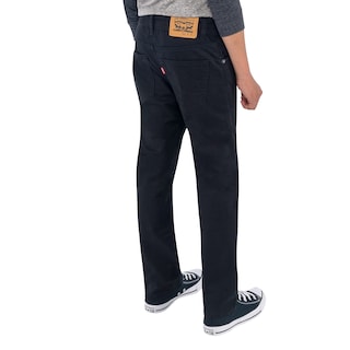 Foto 4 | Pantalones Levi's 511 Slim Fit Uniform Para Niños, Color Negro, Talla 12 - Venta Internacional.