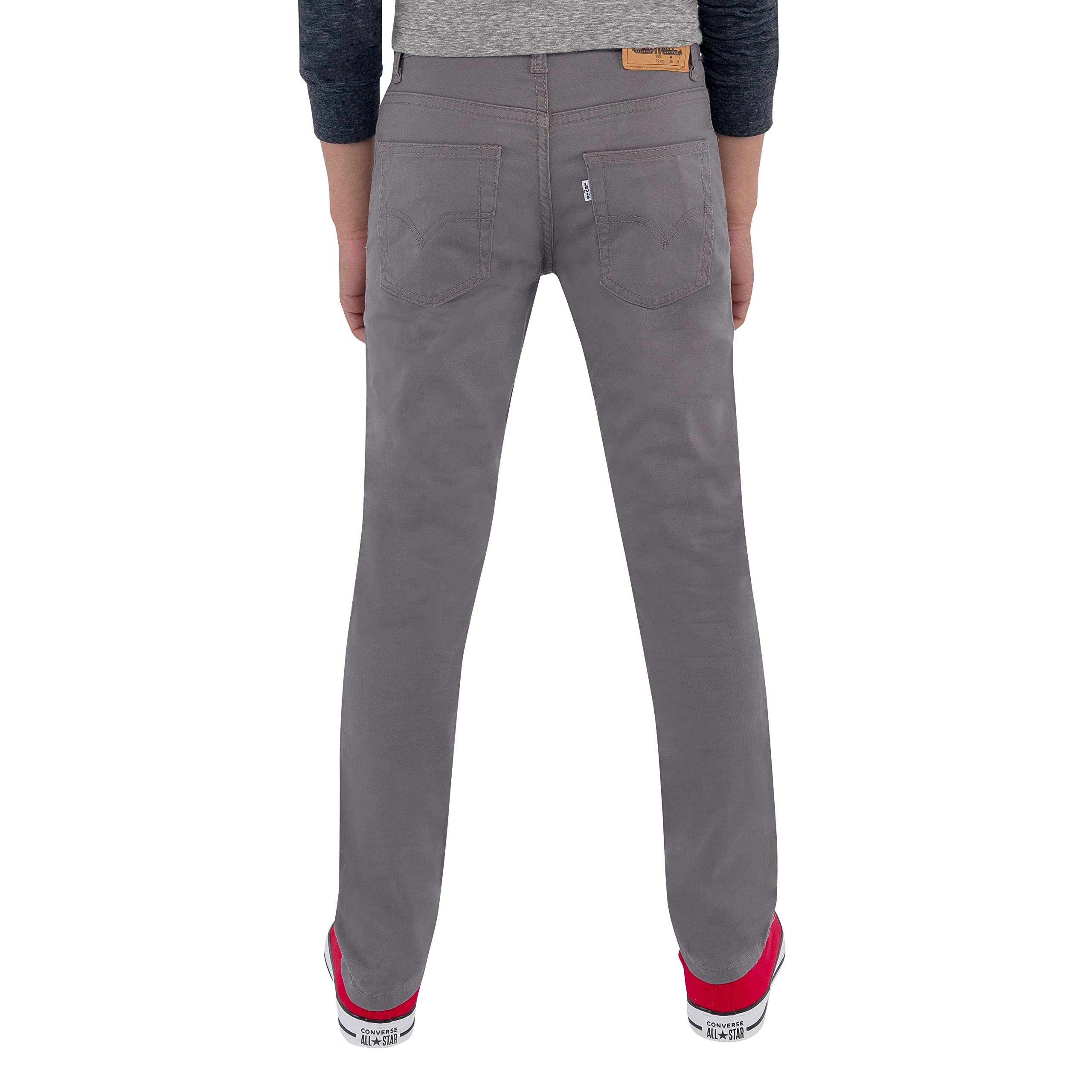 Foto 4 pulgar | Pantalones Levi's 511 Slim Fit Uniform Para Niños Dark Gull Grey 10 - Venta Internacional.