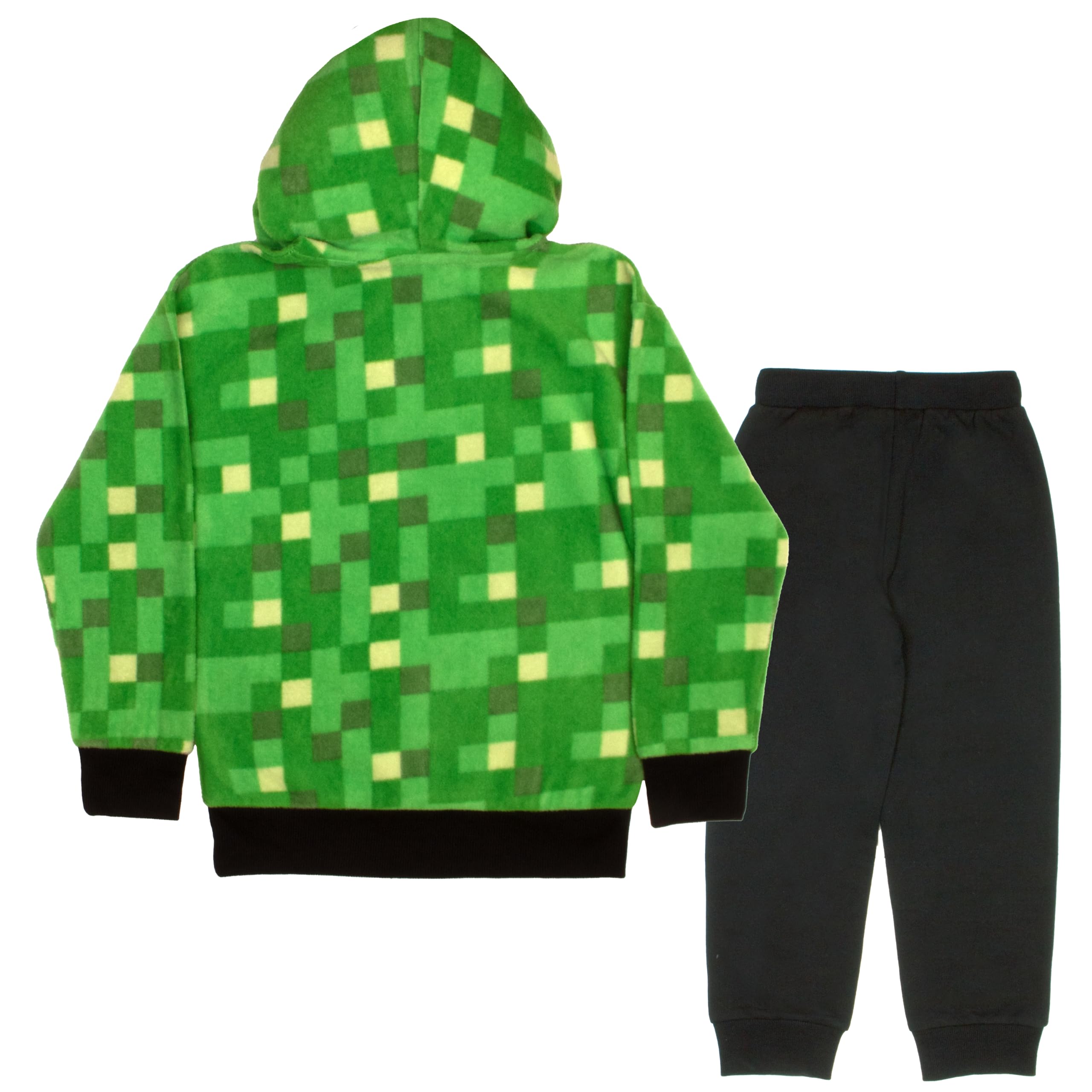 Foto 3 pulgar | Set De Ropa Minecraft Creeper Graphic De 2 Piezas Para Niños - Venta Internacional.