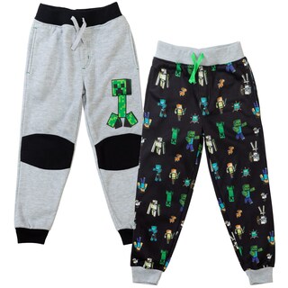 Foto 1 | Pantalones Minecraft Creeper Zombie Steve Para Niños Pequeños De 7 A 8 Años - Venta Internacional.