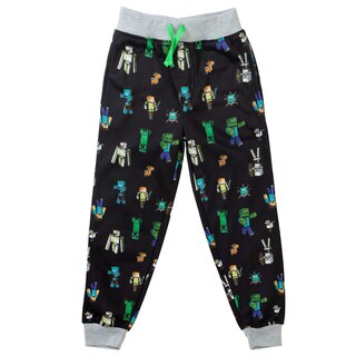 Foto 7 | Pantalones Minecraft Creeper Zombie Steve Para Niños Pequeños De 7 A 8 Años - Venta Internacional.