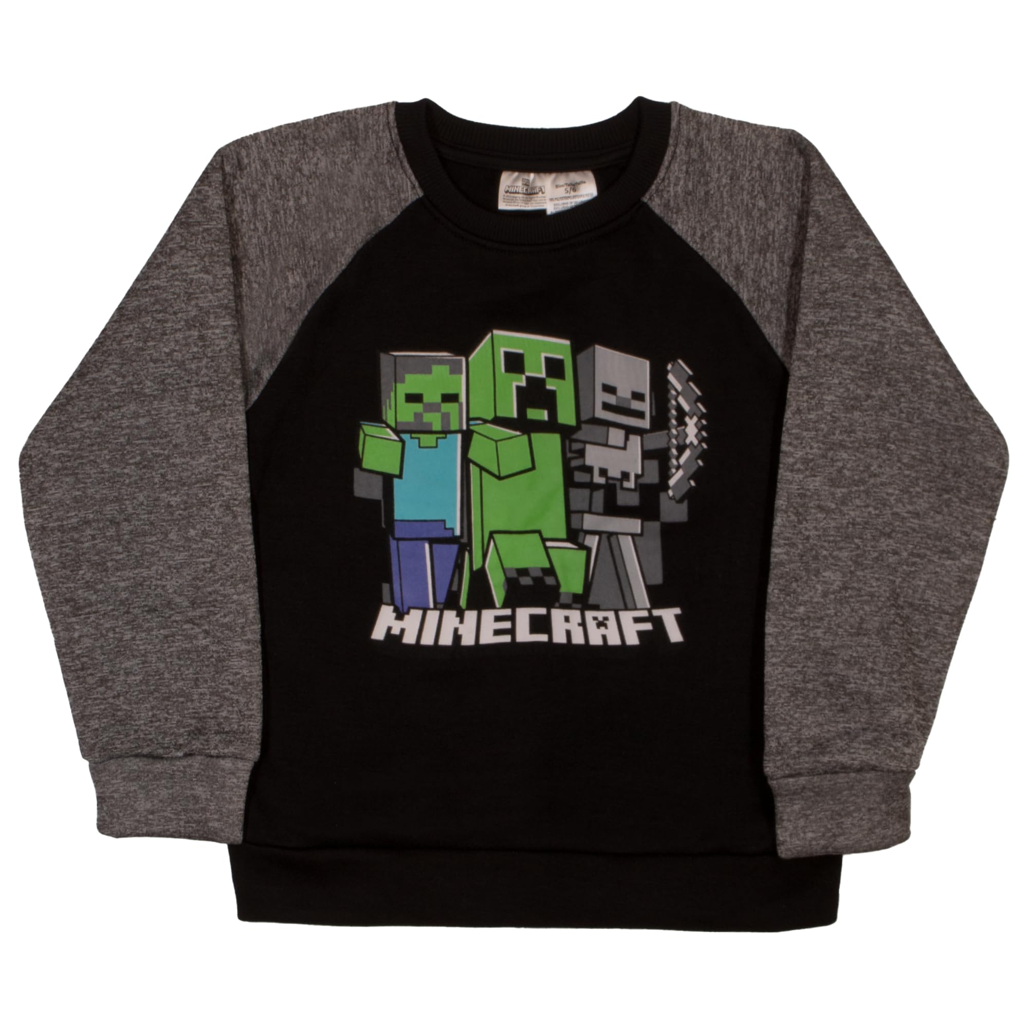 Foto 4 pulgar | Conjunto De Ropa Minecraft Para Niños, Pantalones De Forro Polar De 3 Piezas, Talla 7 - Venta Internacional.