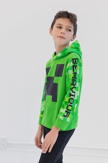 Foto 5 | Conjunto De Ropa Minecraft Creeper Little Boys, Sudadera Con Capucha Y Pantalones - Venta Internacional.