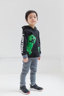 Foto 5 | Sudadera Con Capucha Y Pantalones Outfit Minecraft Creeper Para Niños Pequeños - Venta Internacional.