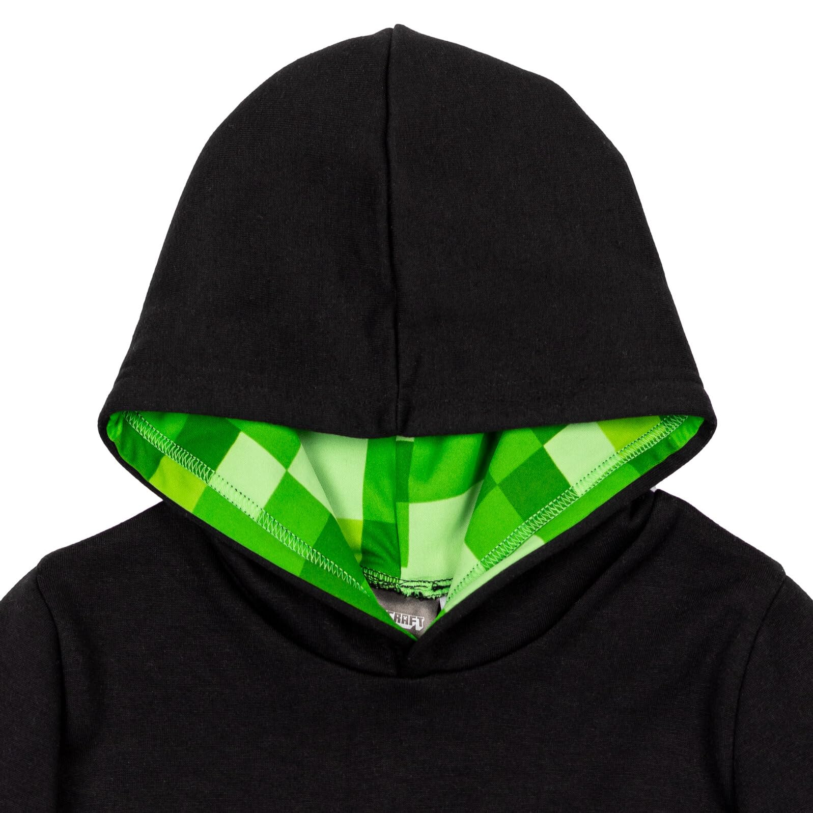Foto 6 | Sudadera Con Capucha Y Pantalones Outfit Minecraft Creeper Para Niños Pequeños - Venta Internacional.