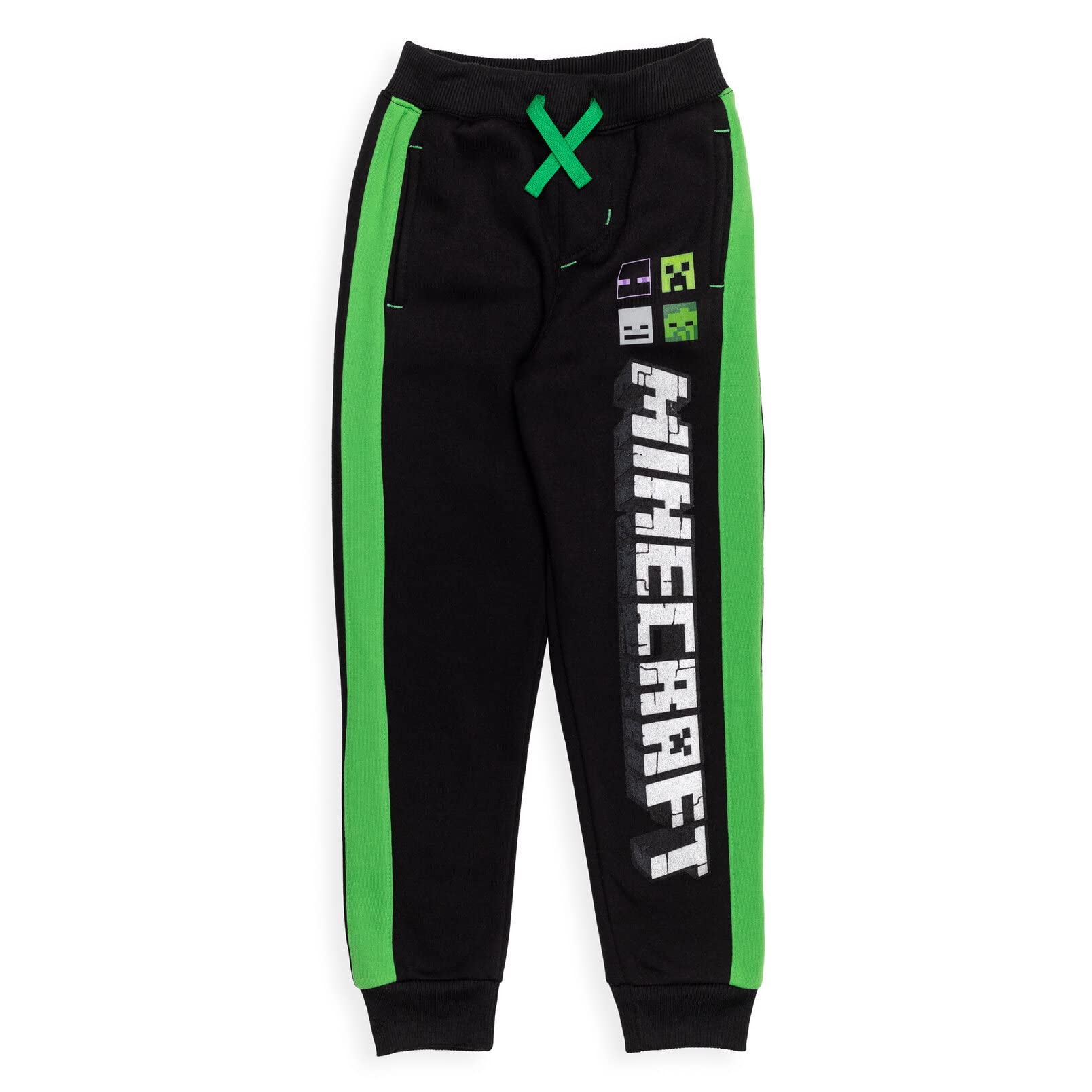 Foto 5 pulgar | Pantalones Minecraft Mobs De Forro Polar Para Niños Pequeños, Paquete De 2, 5 Años - Venta Internacional.