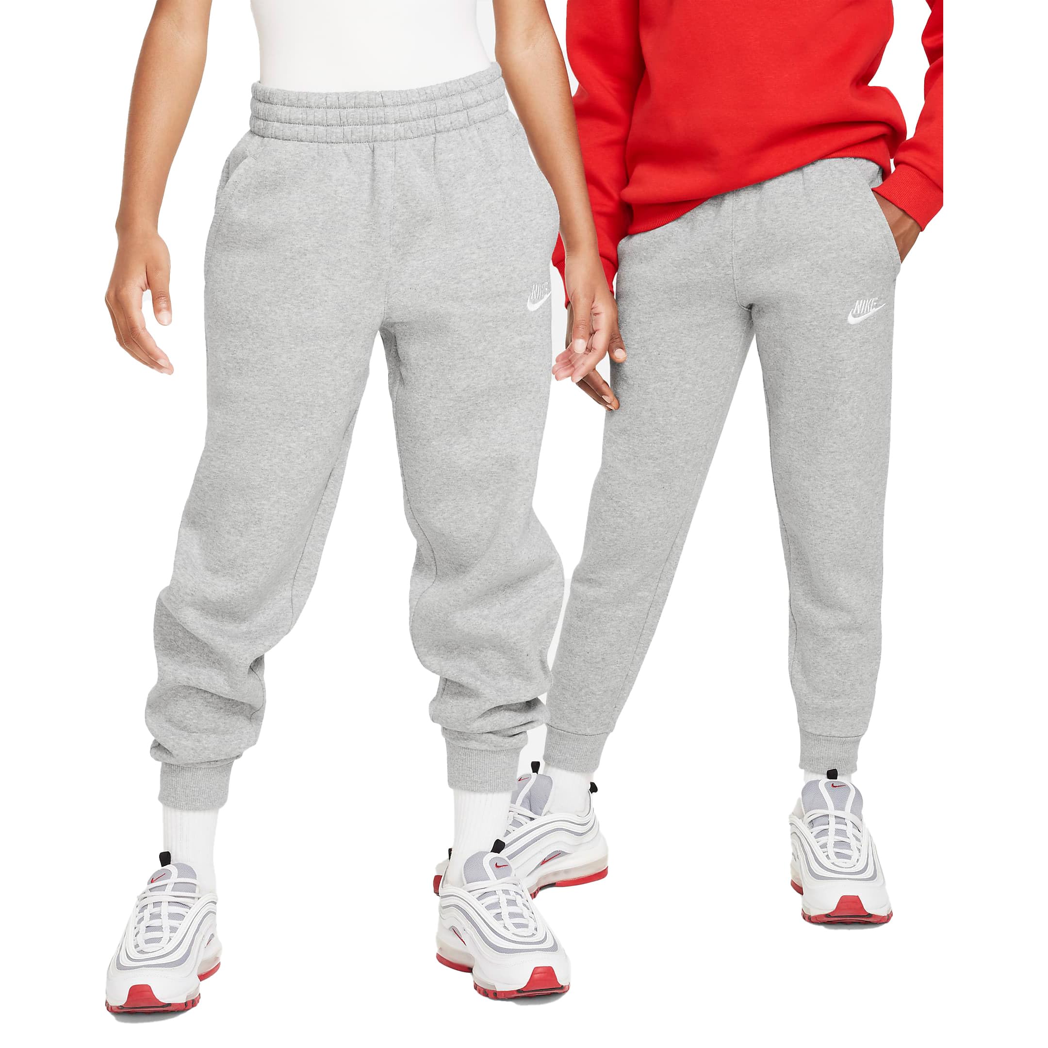Pantalones Nike Youth Club Fleece Jogger Para Niños, Color Gris - Venta Internacional.