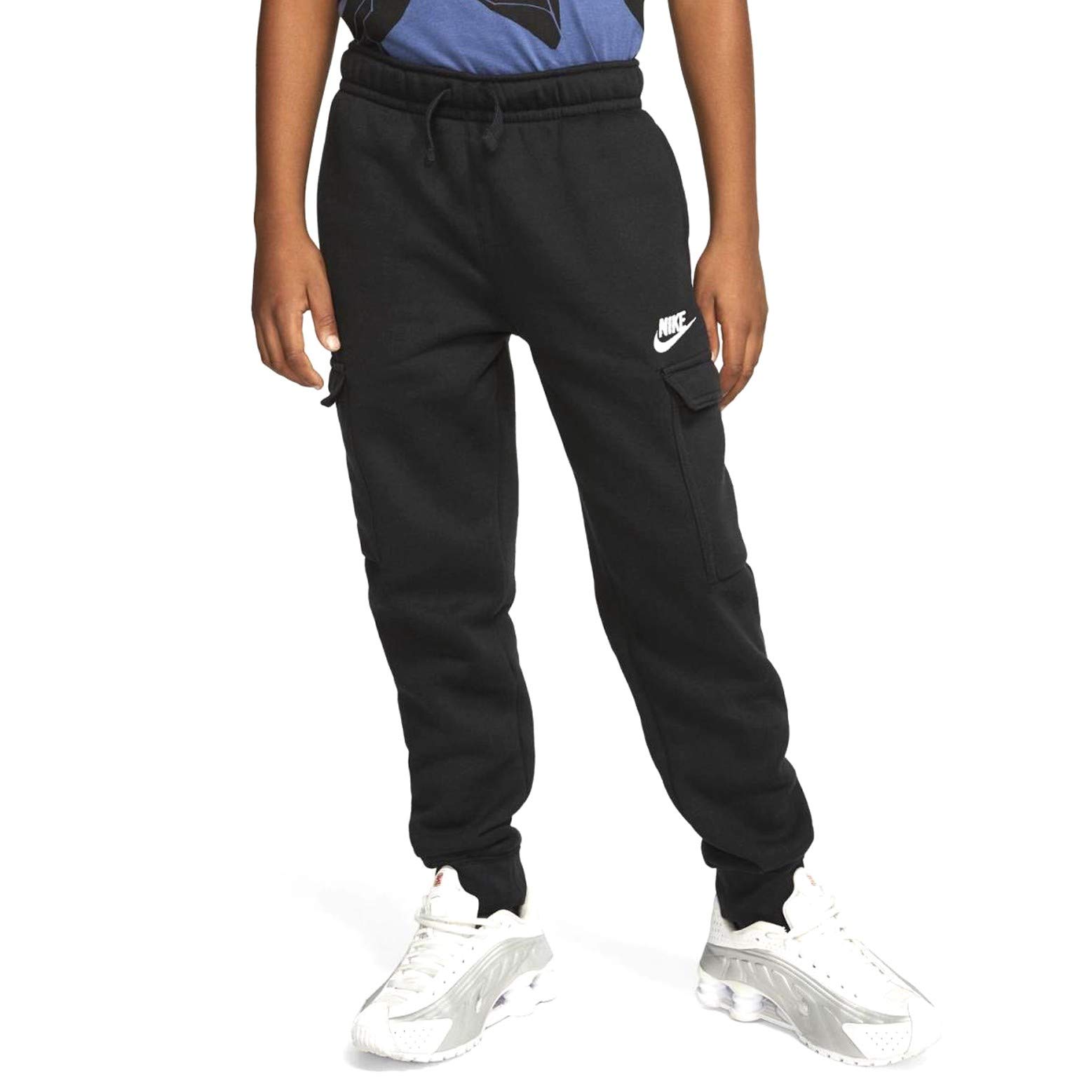 Pantalones Cargo Nike Nsw Club Negros para Niño- Venta Internacional