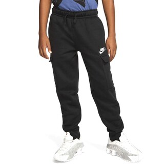 Foto 1 | Pantalones Cargo Nike Nsw Club Negros para Niño- Venta Internacional