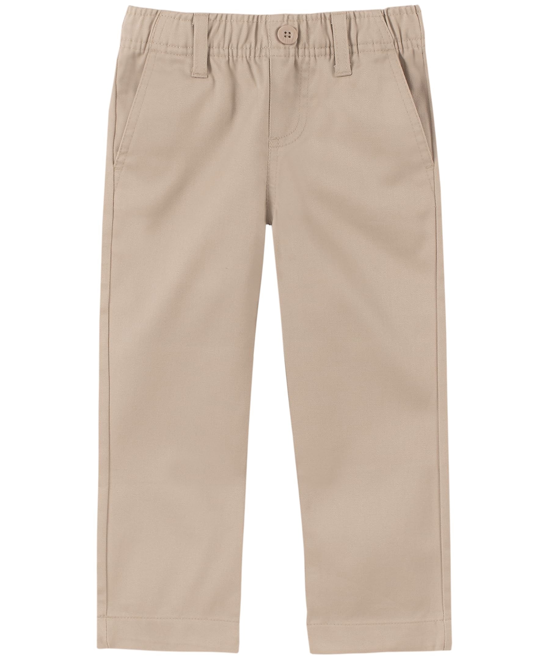 Foto 2 pulgar | Pantalón Nautica De Sarga Con Cintura Elástica Para Niños Pequeños, Color Caqui - Venta Internacional.