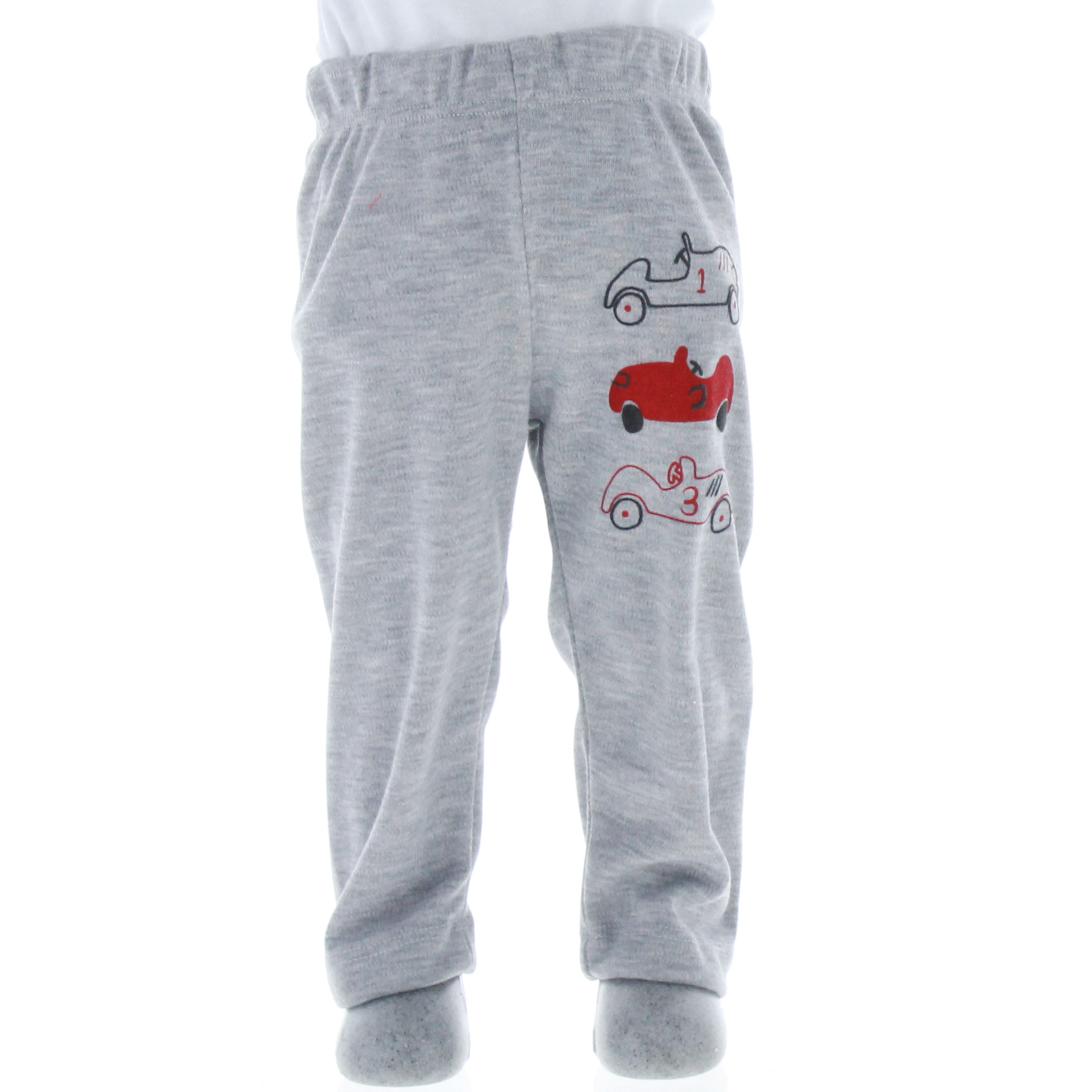 Foto 2 pulgar | Pants Para Niño Chicos Olé 3826 Gris Con Coches