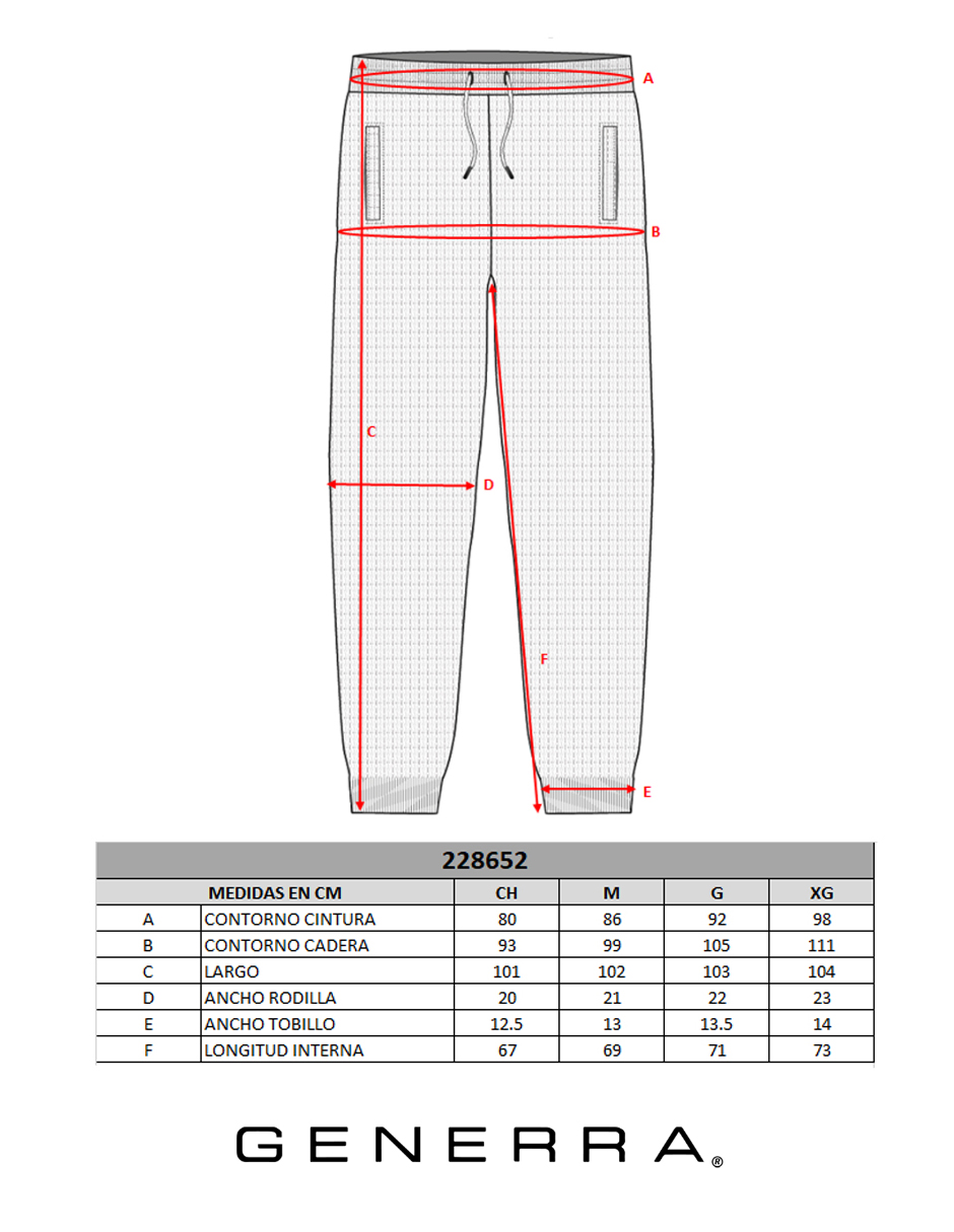 Foto 5 | Pants Jogger Deportivo Confort Fit Generra 228652 color Gris