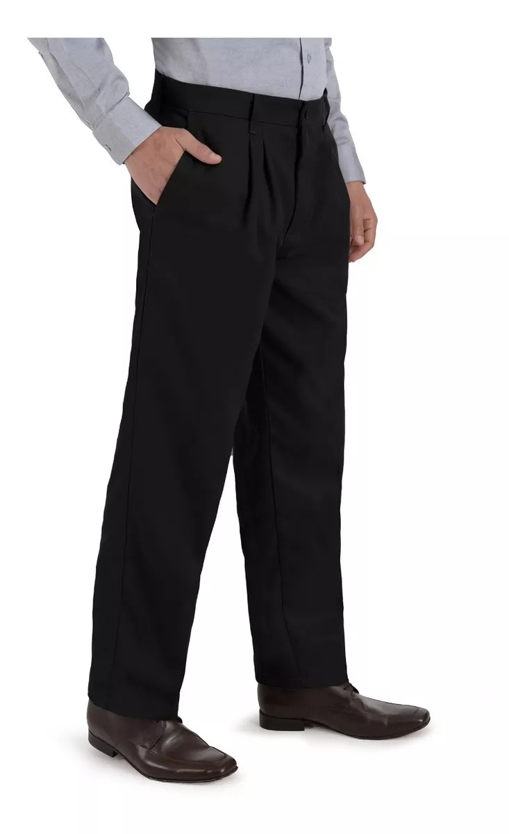 Foto 4 pulgar | Pantalón de Vestir Uni color Negro para Hombre