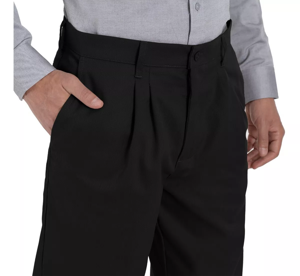 Foto 4 | Pantalón de Vestir Uni color Negro para Hombre