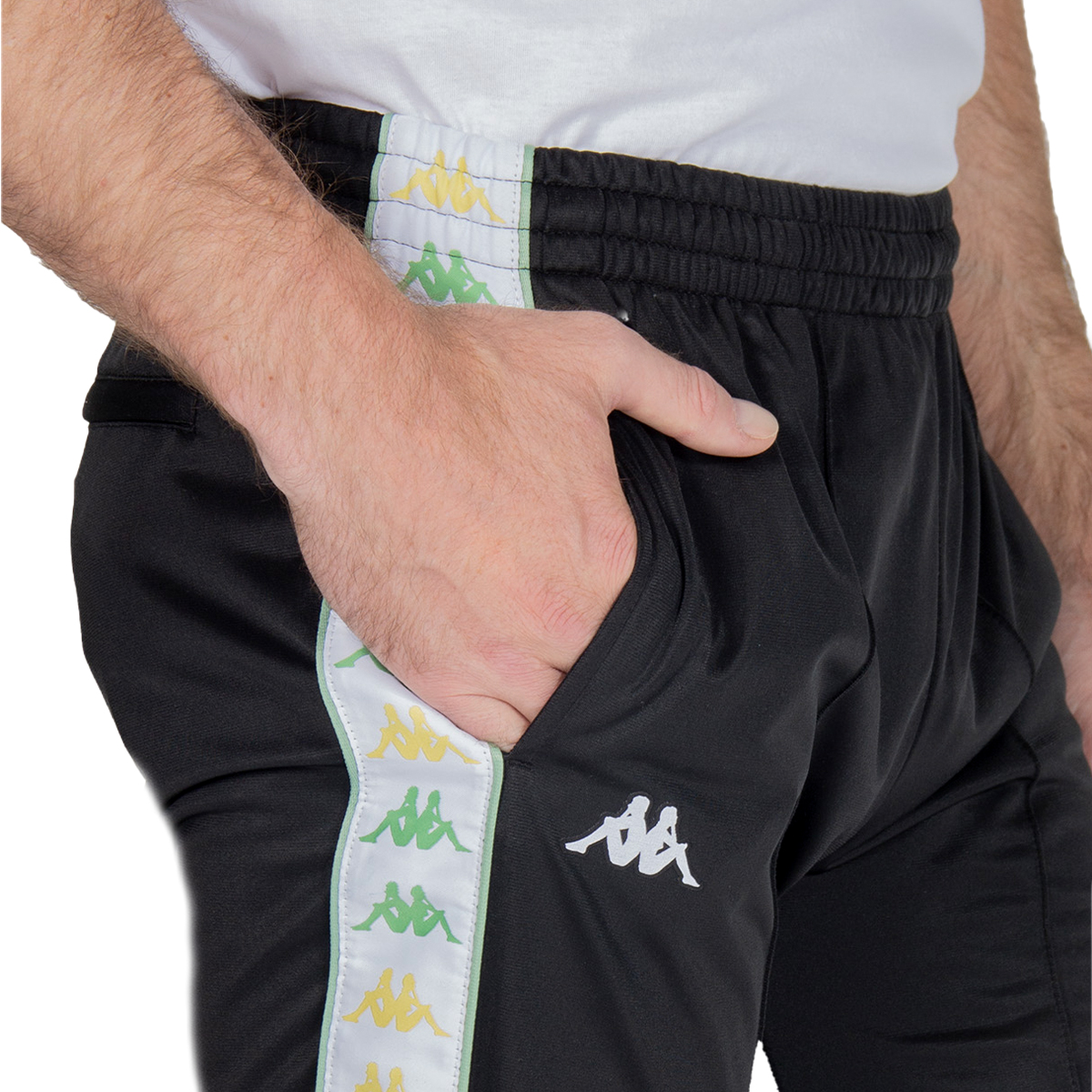 Foto 3 | Pants para Hombre Kappa Banda 222 Rastoriai Slim Negro