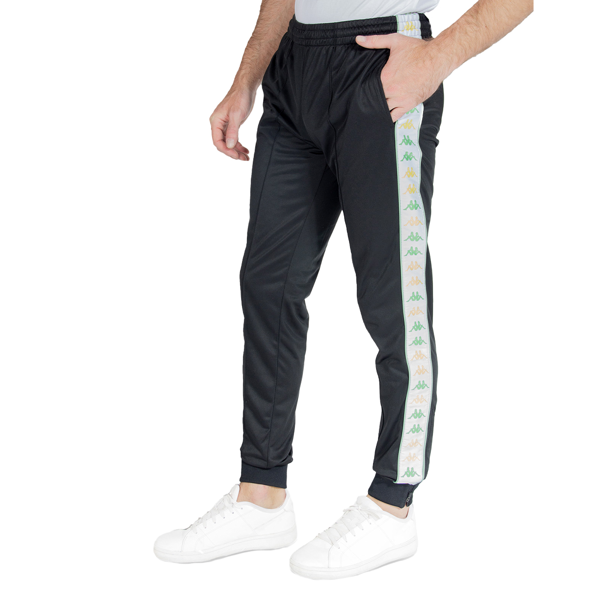 Foto 4 | Pants para Hombre Kappa Banda 222 Rastoriai Slim Negro