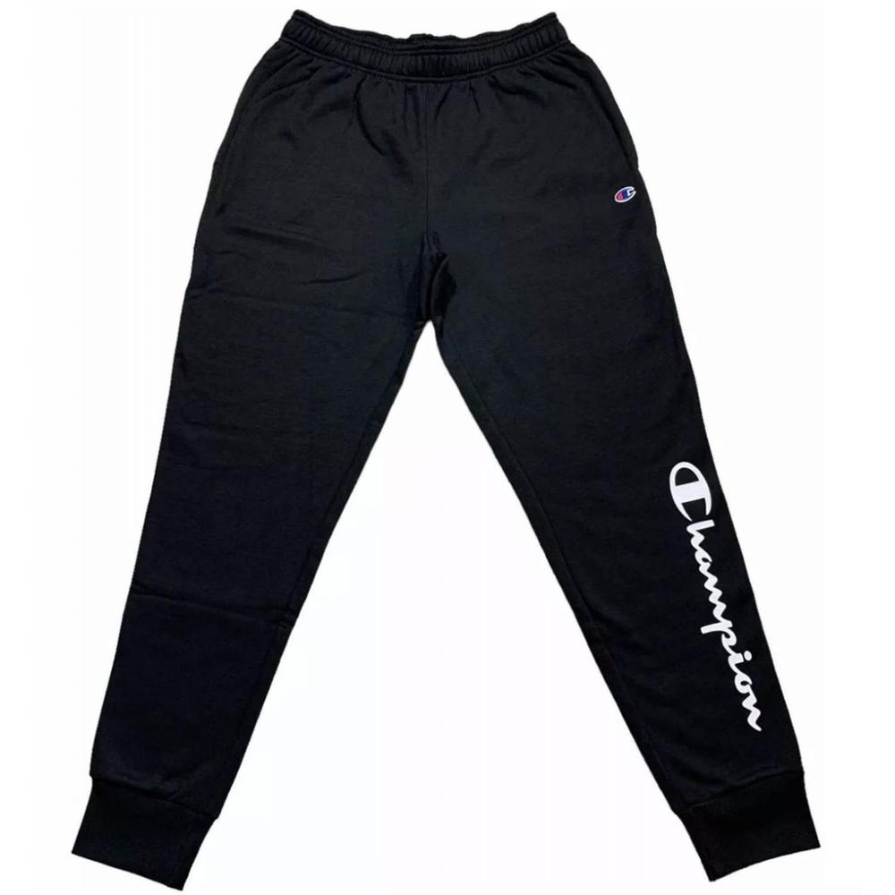 Foto 2 pulgar | Pantalón Champion Powerblend Logo Episs23d13m19 Negro para Hombre