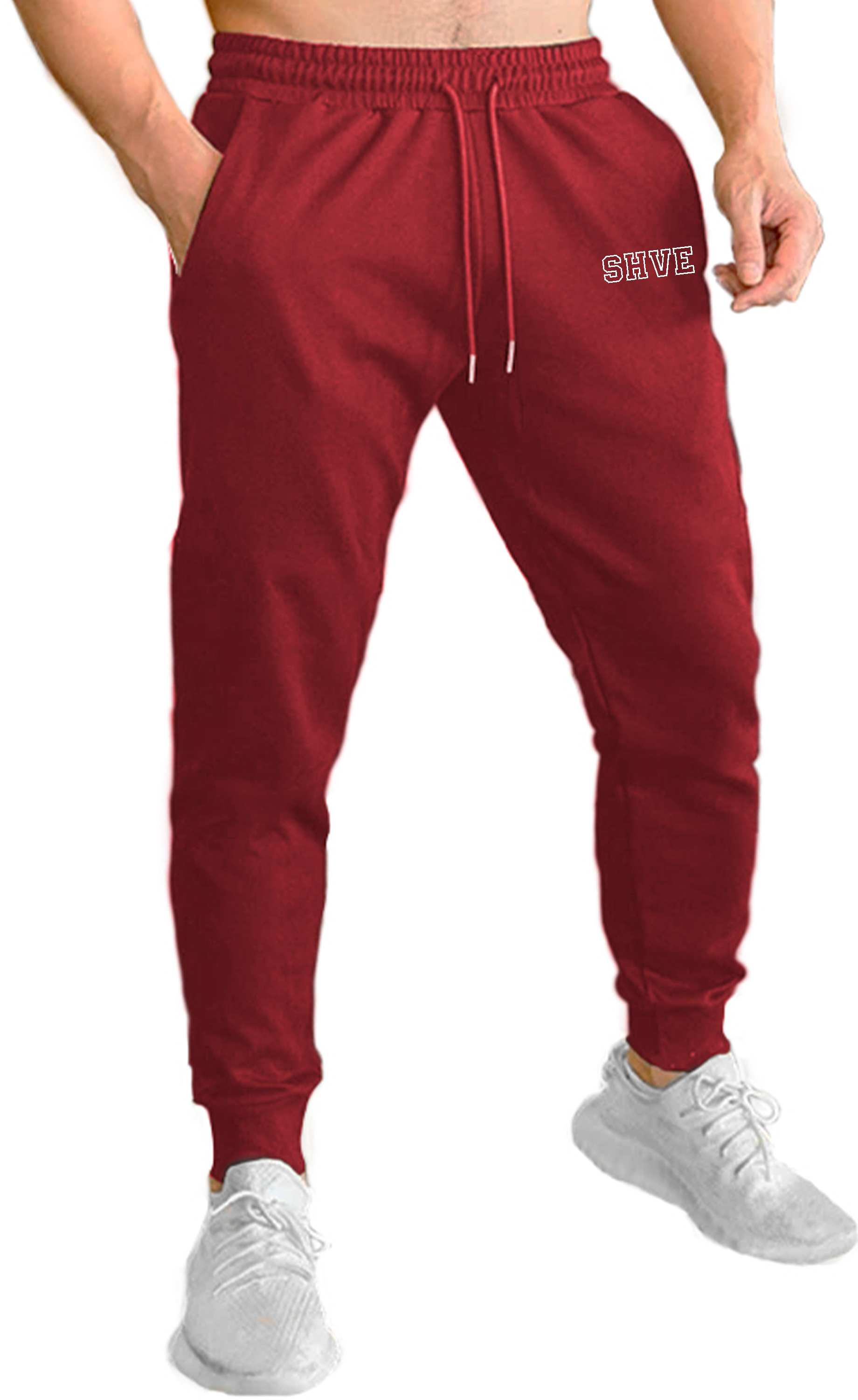 Foto 3 pulgar | Pants Jogger Deportivo Shendy Vendy Logo Shve Vino