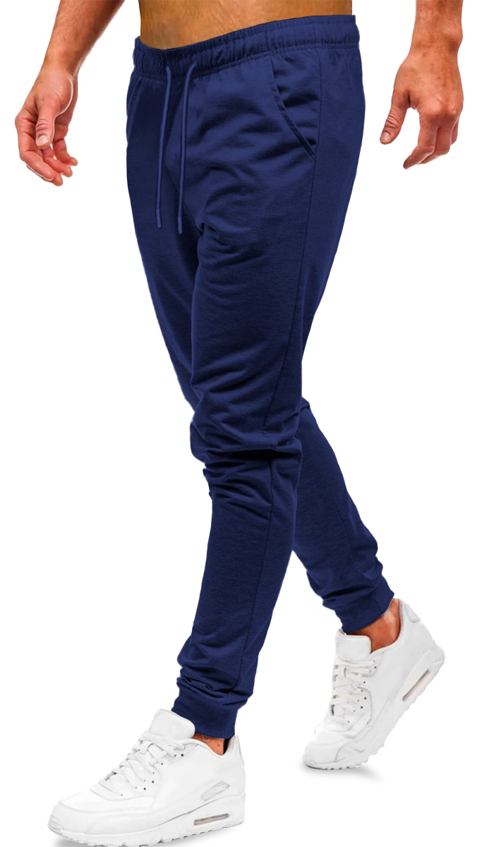 Foto 2 pulgar | Pants Jogger Deportivo Shendy Vendy Slim Fit Super Calidad Elástico Azul Marino