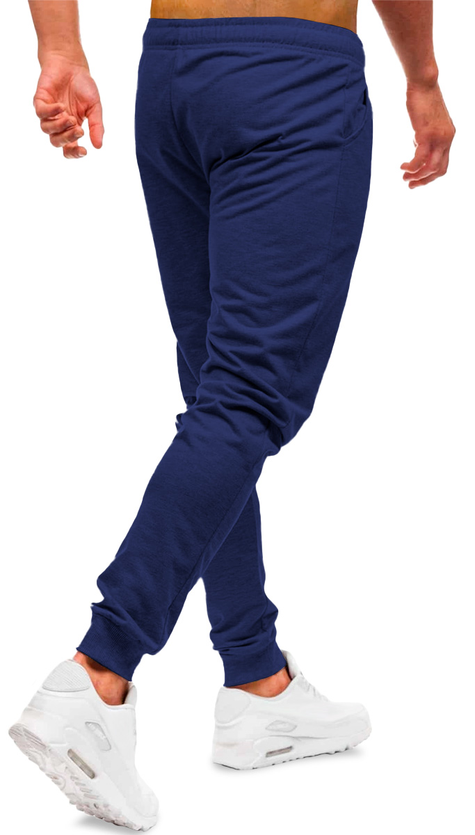 Foto 4 pulgar | Pants Jogger Deportivo Shendy Vendy Slim Fit Super Calidad Elástico Azul Marino