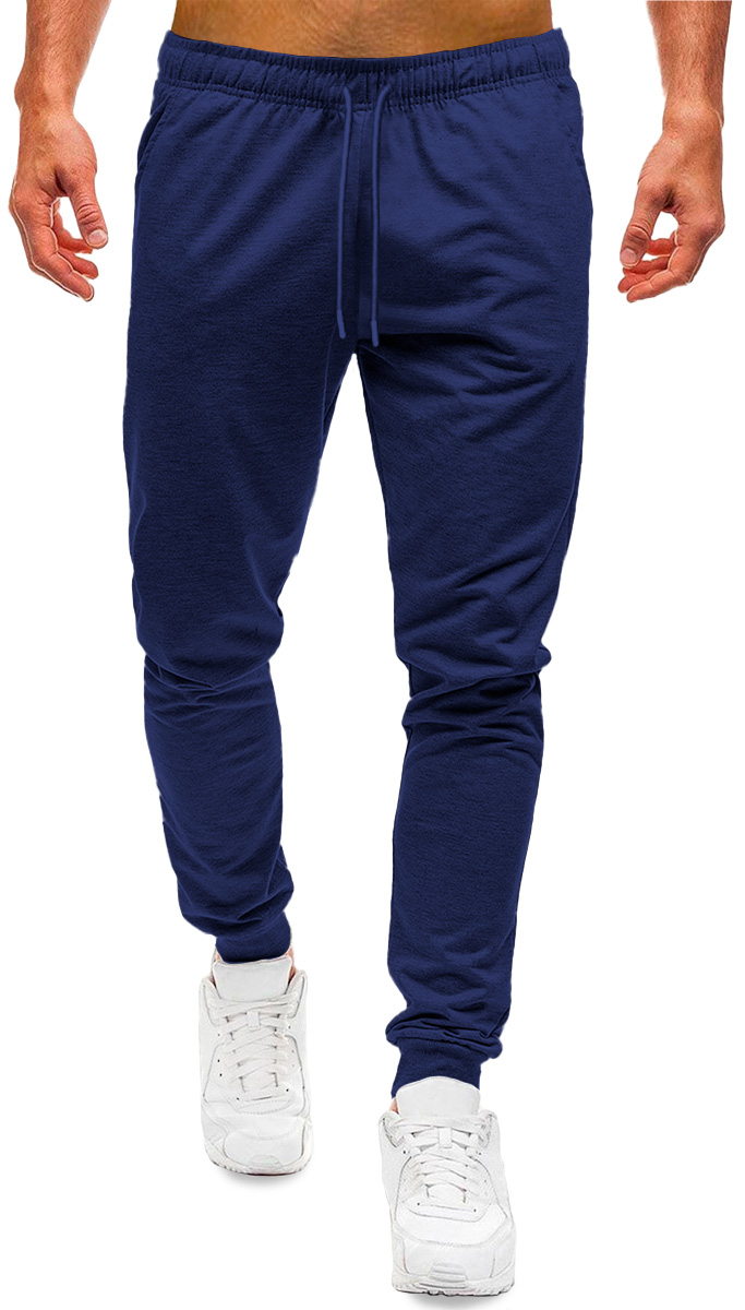 Foto 5 pulgar | Pants Jogger Deportivo Shendy Vendy Slim Fit Super Calidad Elástico Azul Marino