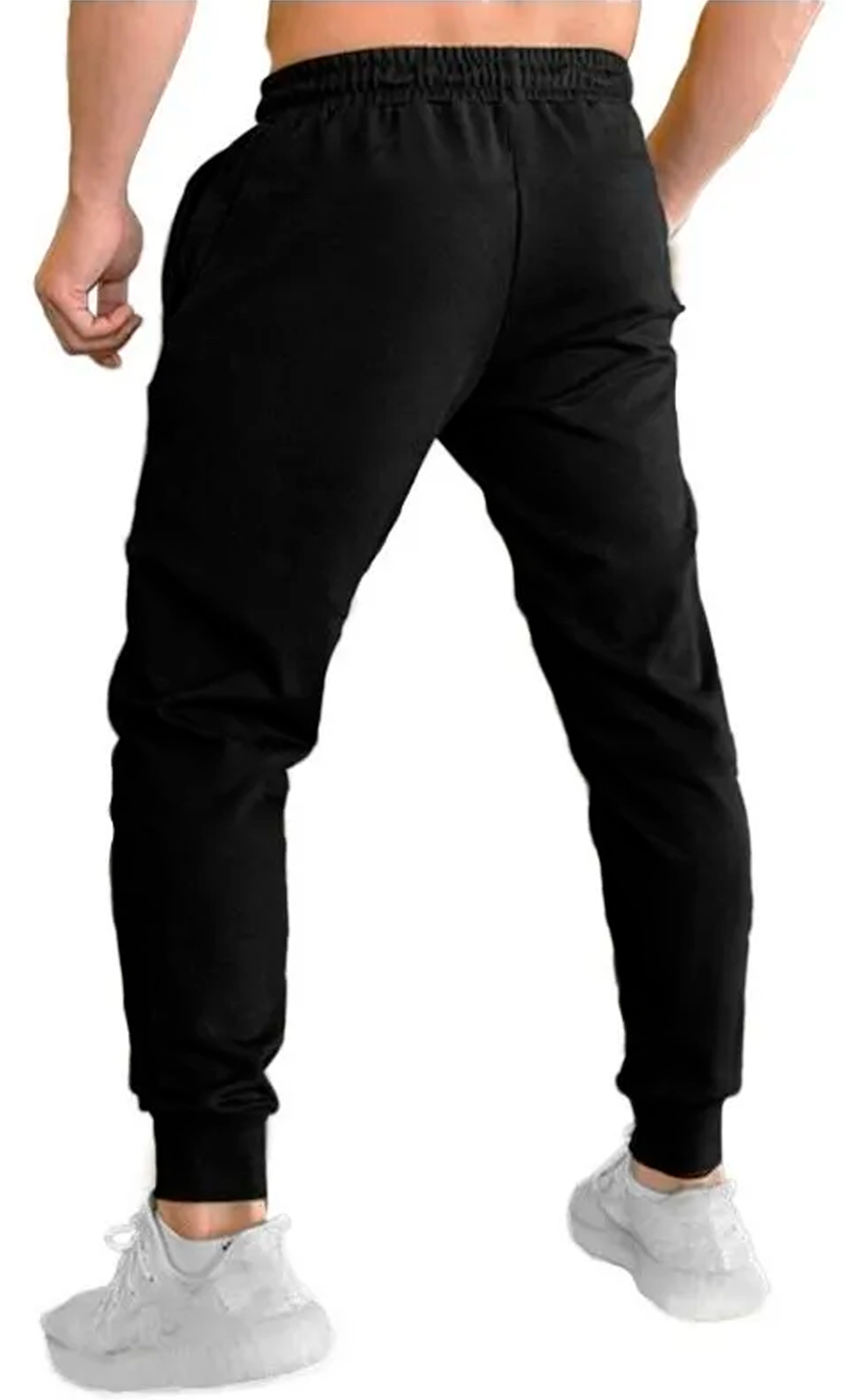 Foto 4 pulgar | Pants Jogger Deportivos Shendy Vendy Logo Shve Negros