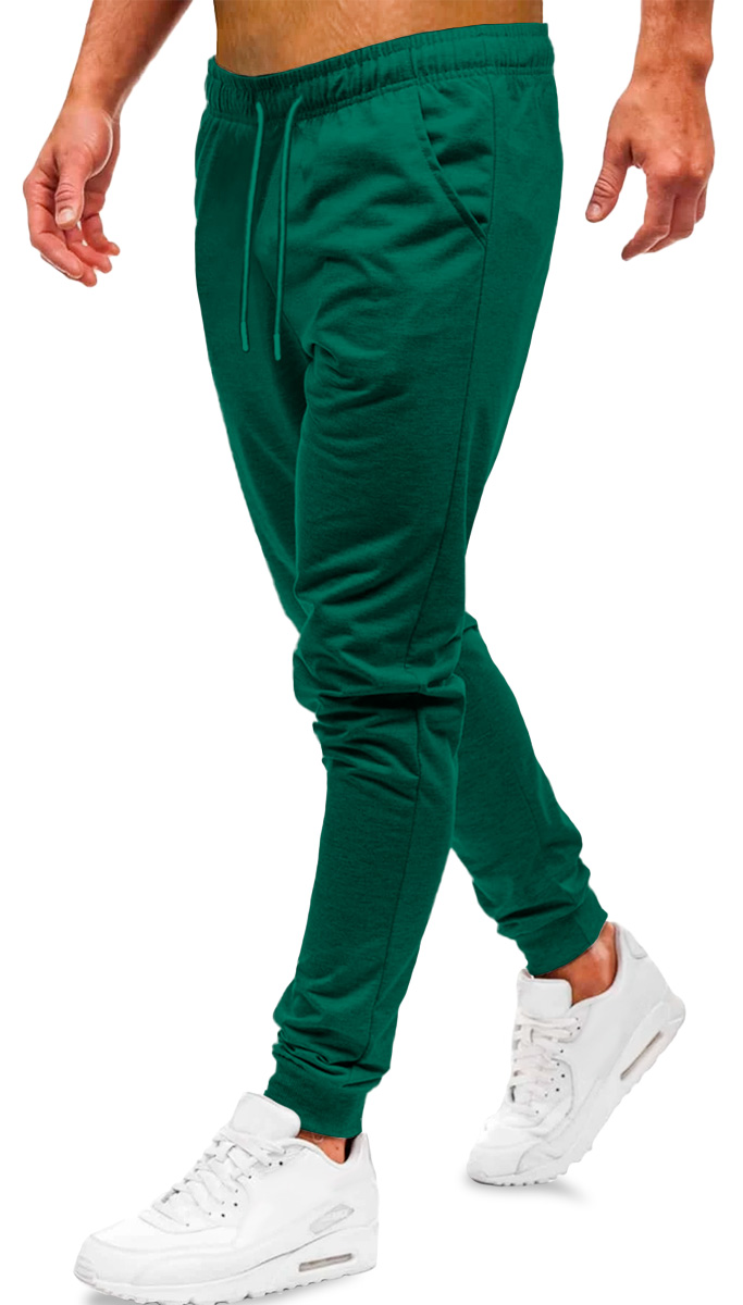 Foto 2 pulgar | Pants Jogger Deportivo Shendy Vendy Slim Fit Super Calidad Elástico Verde Oscuro