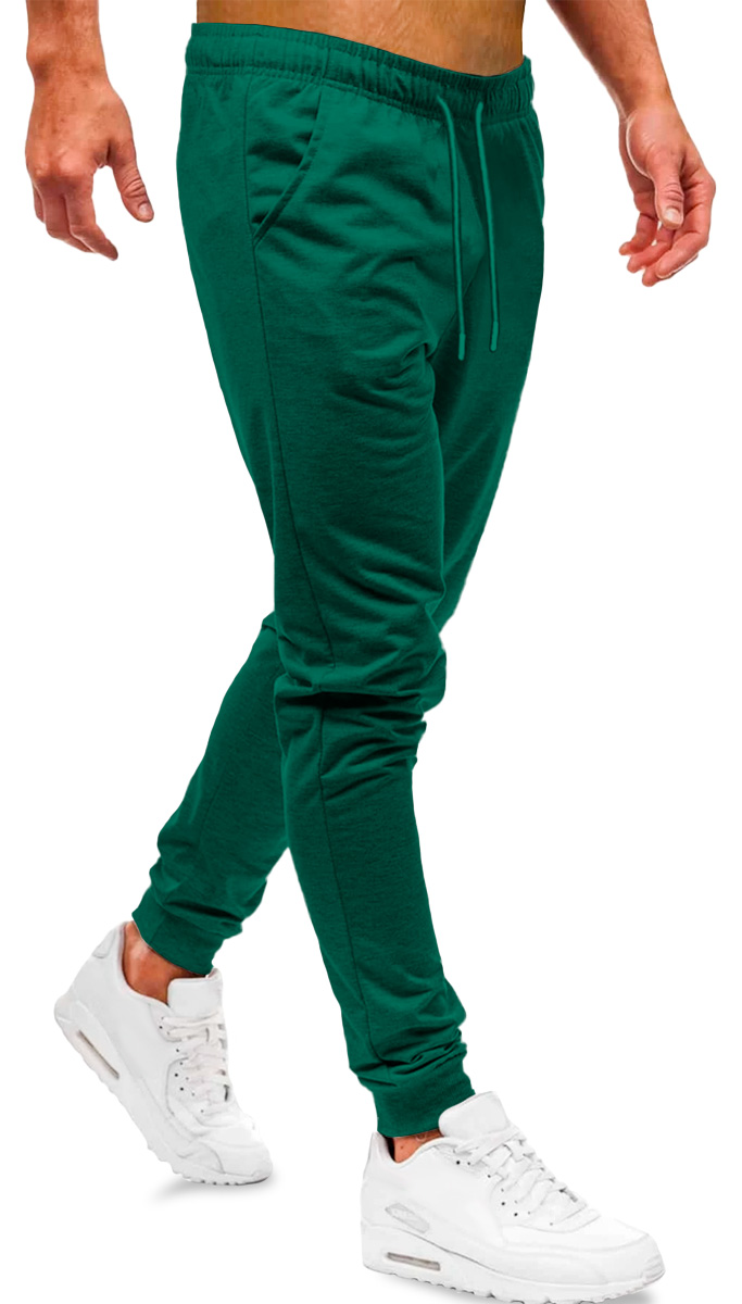 Foto 3 pulgar | Pants Jogger Deportivo Shendy Vendy Slim Fit Super Calidad Elástico Verde Oscuro