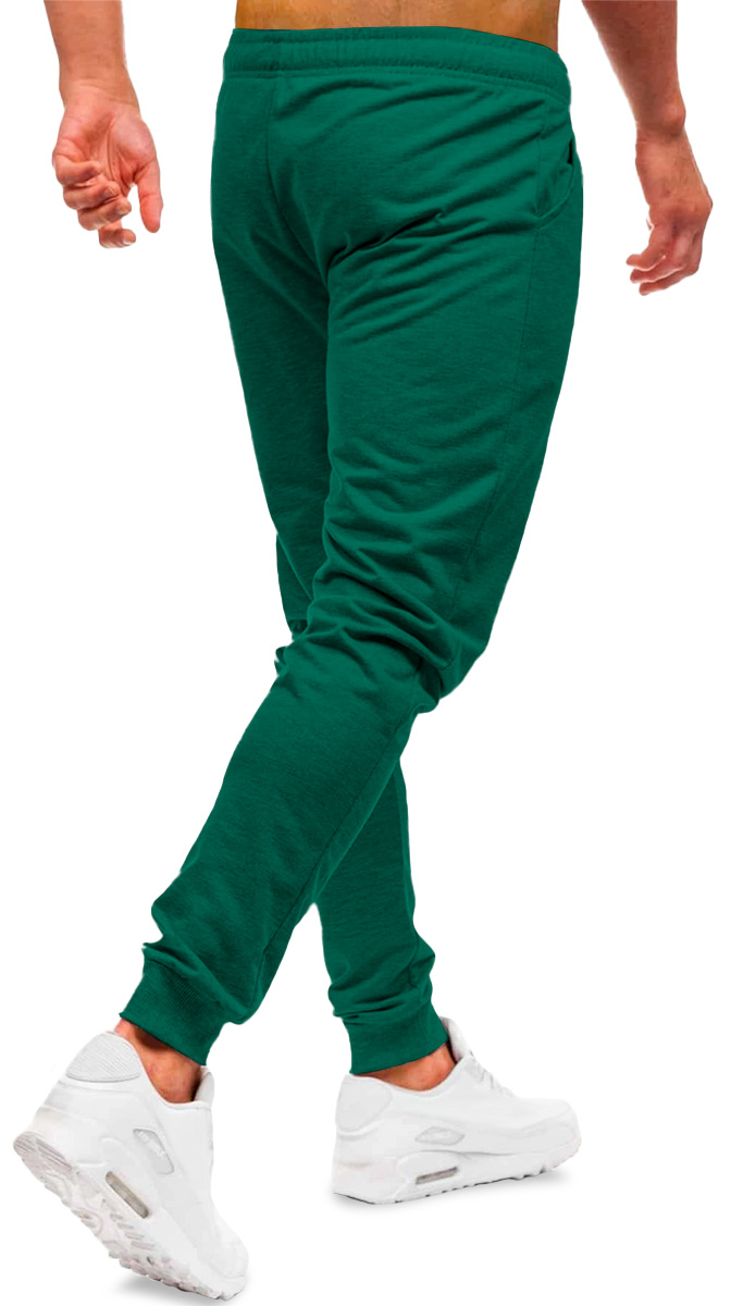 Foto 4 pulgar | Pants Jogger Deportivo Shendy Vendy Slim Fit Super Calidad Elástico Verde Oscuro