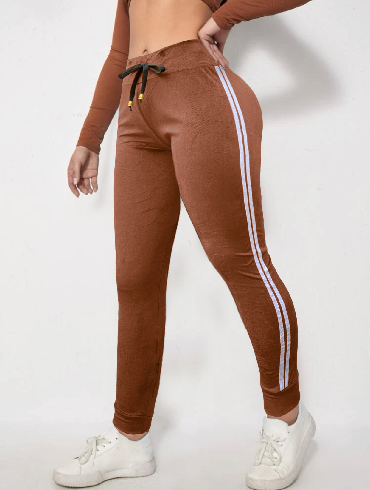 Foto 4 pulgar | Pants Deportivos De Mujer Pant-010 Shedron Aterciopelado