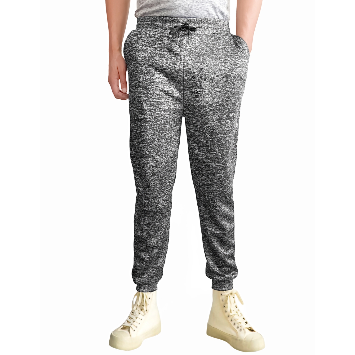 Pants Deportivos De Hombre Pant-043 Negro Joggers