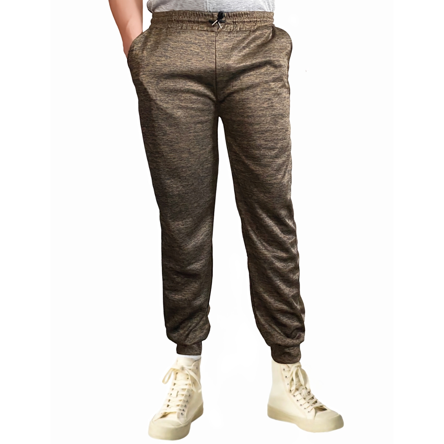 Pants Deportivos De Hombre Pant-043 Café Joggers