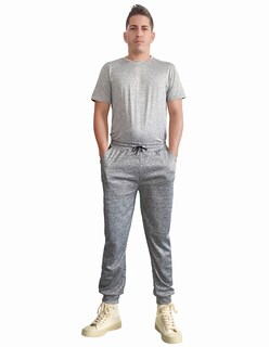 Foto 3 | Pants Deportivos Pant-043 Gris Claro Joggers de Hombre