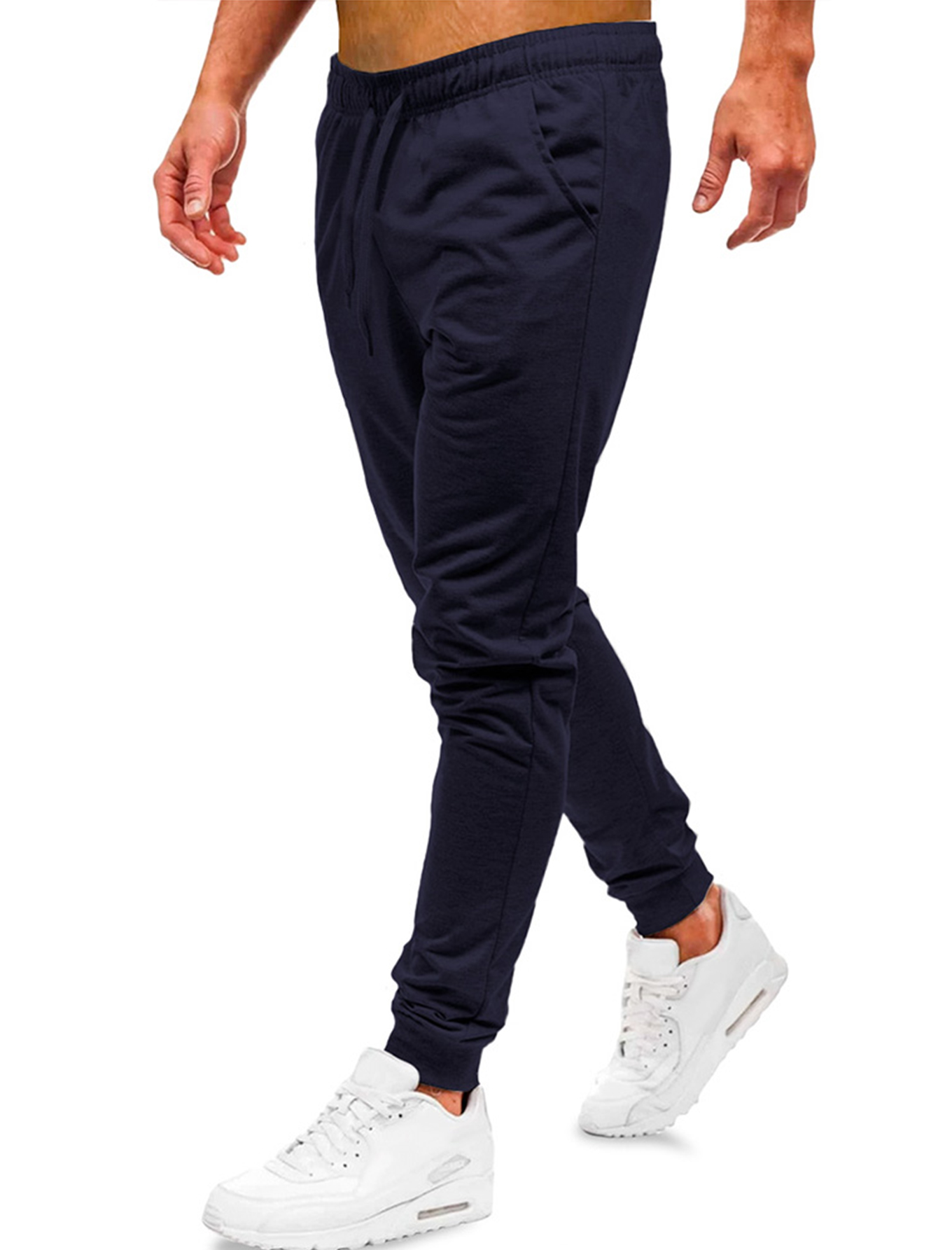 Foto 2 pulgar | Jogger Deportivo Slim Fit Shendy Vendy Azul Marino para Hombre