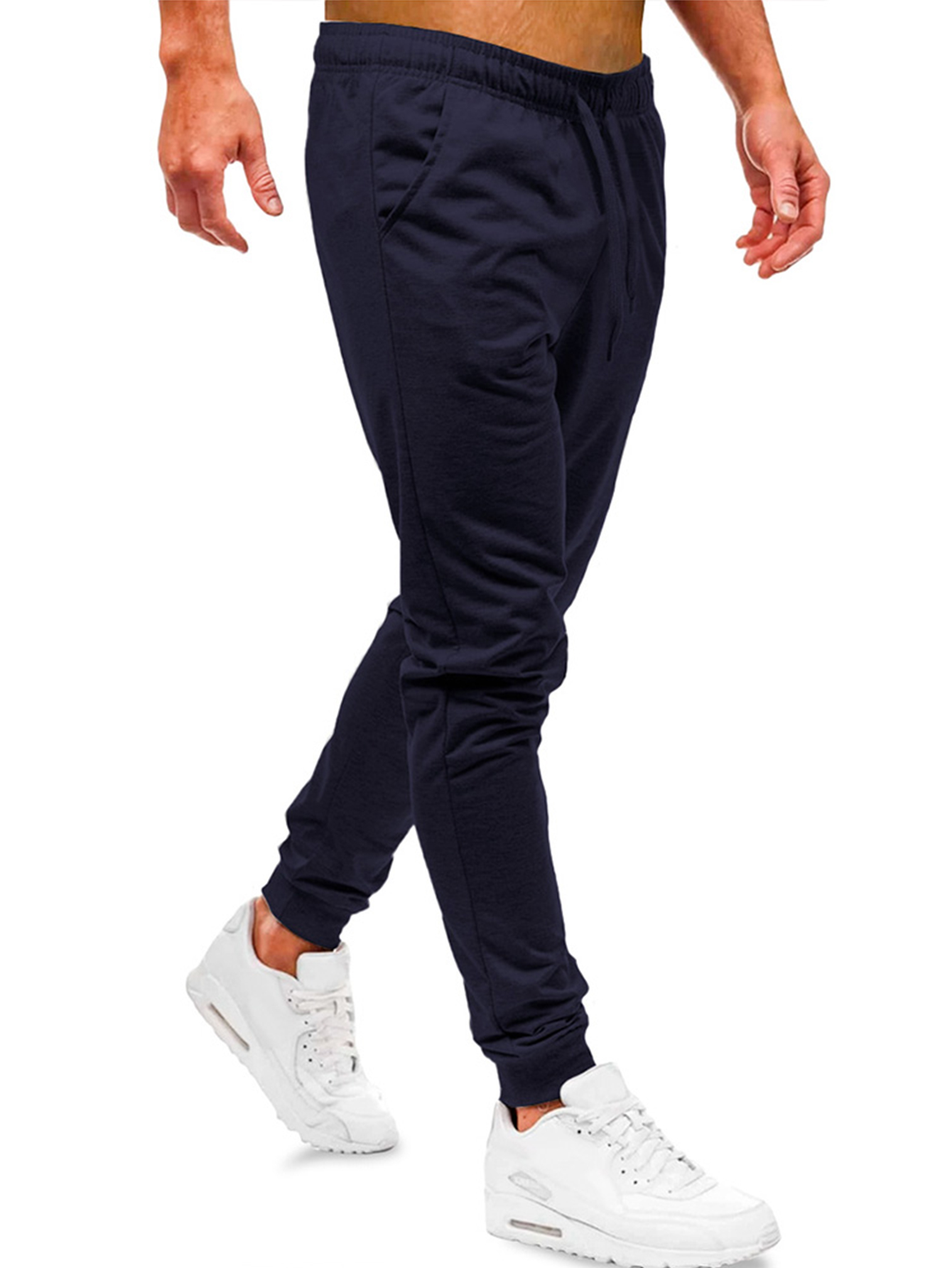 Foto 3 pulgar | Jogger Deportivo Slim Fit Shendy Vendy Azul Marino para Hombre