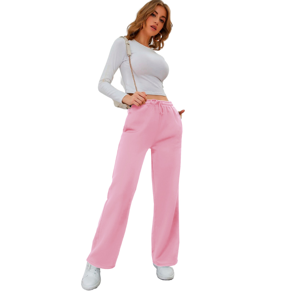 Pants Ancho De Mujer Pant-040 Color Casual