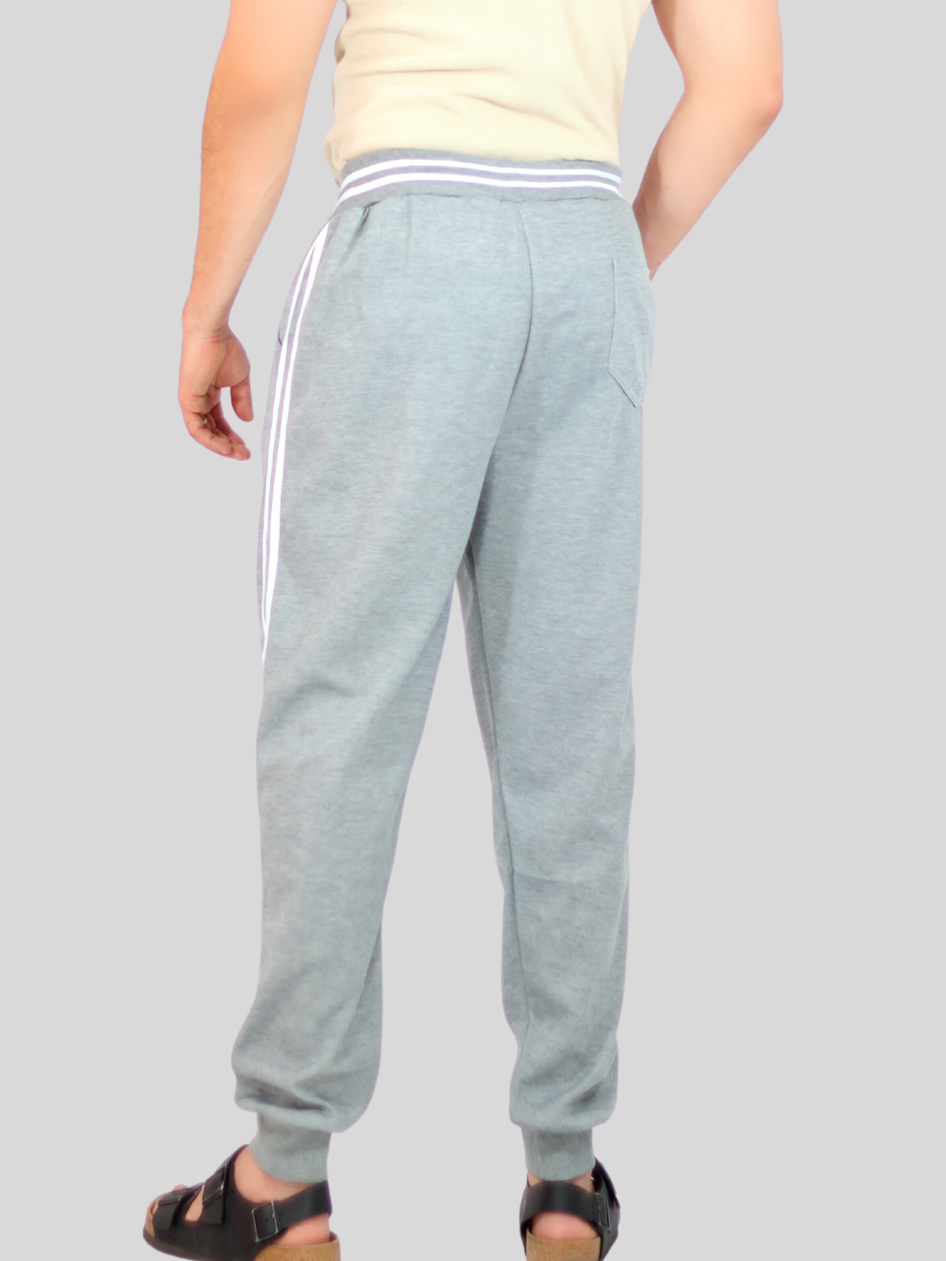 Foto 4 | Pants Deportivos Pant-048 Gris Claro para Hombre