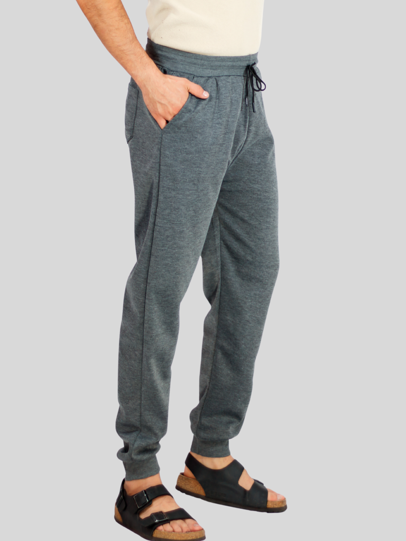 Foto 4 pulgar | Jogger Pants Gris Oscuro Pants Caball Casuales para Hombre