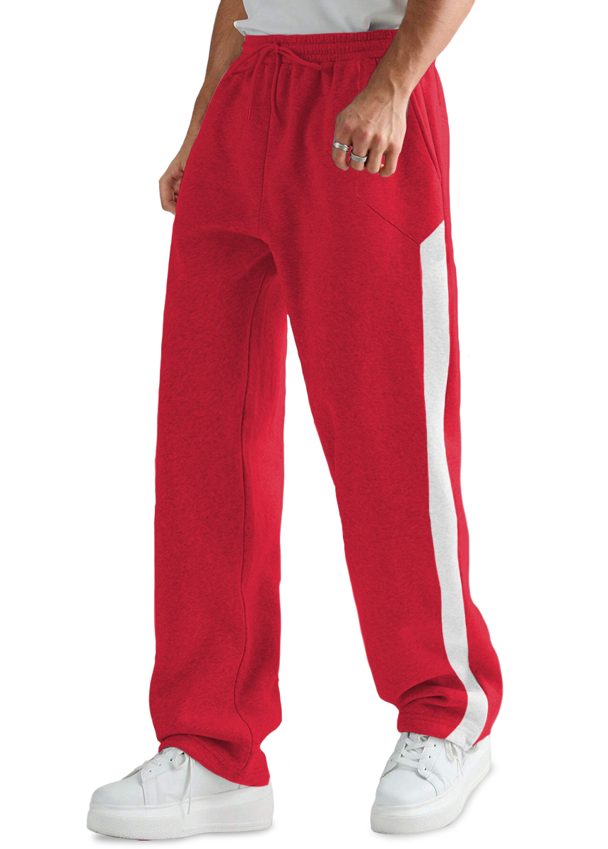 Foto 5 pulgar | Pantalón Jogger Deportivo Casual Slim Fit Elástico Rojo para Hombre