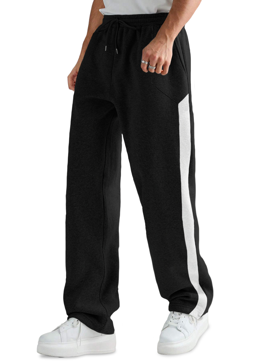 Foto 4 | Pantalón Jogger Deportivo Casual Slim Fit Elástico Negro para Hombre