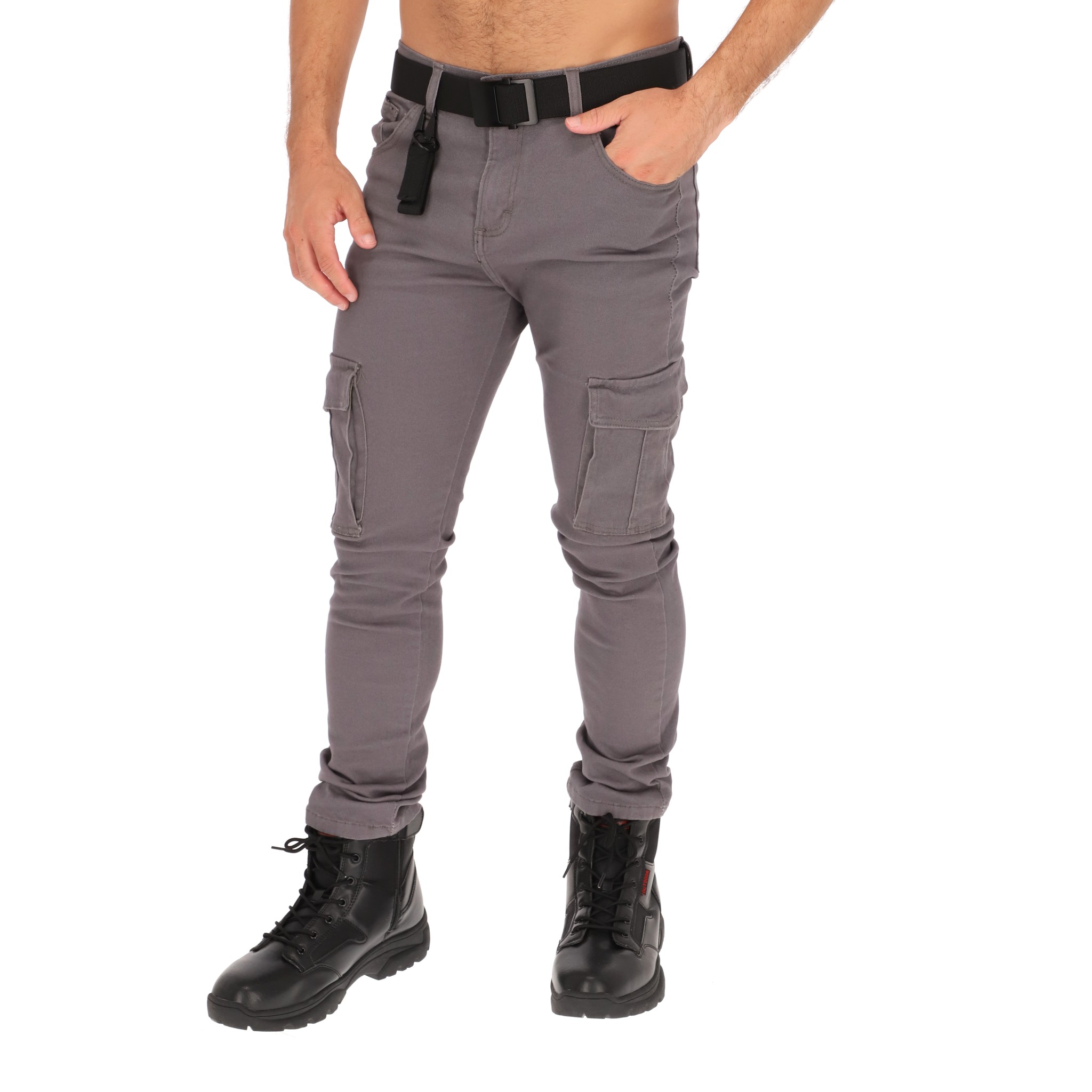 Foto 4 pulgar | Pantalón Táctico CHB Chili Beans Clothing Co. Gris para Hombre