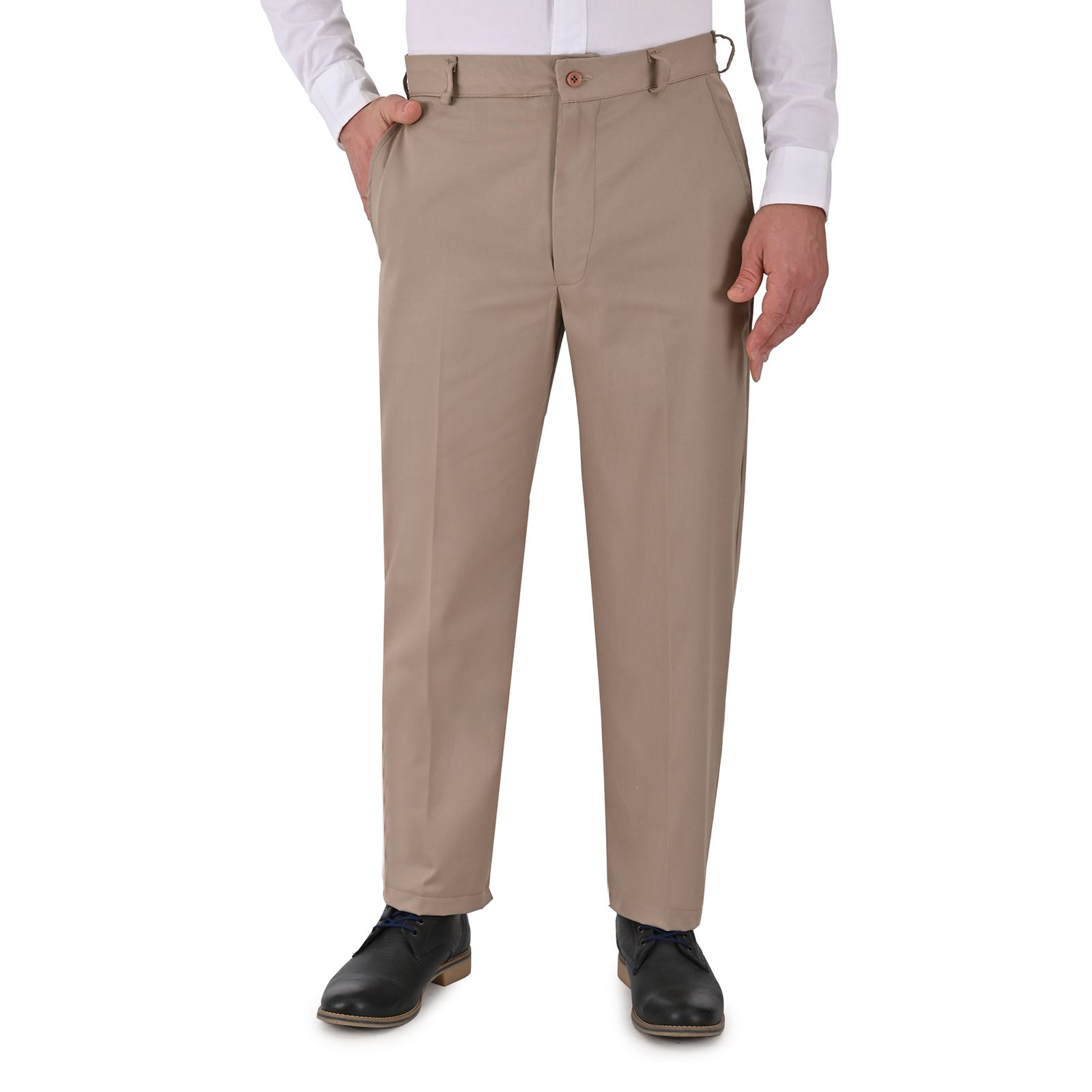 Foto 1 | Pantalo De Vestir Casual C/bolsa Secreta_cafe