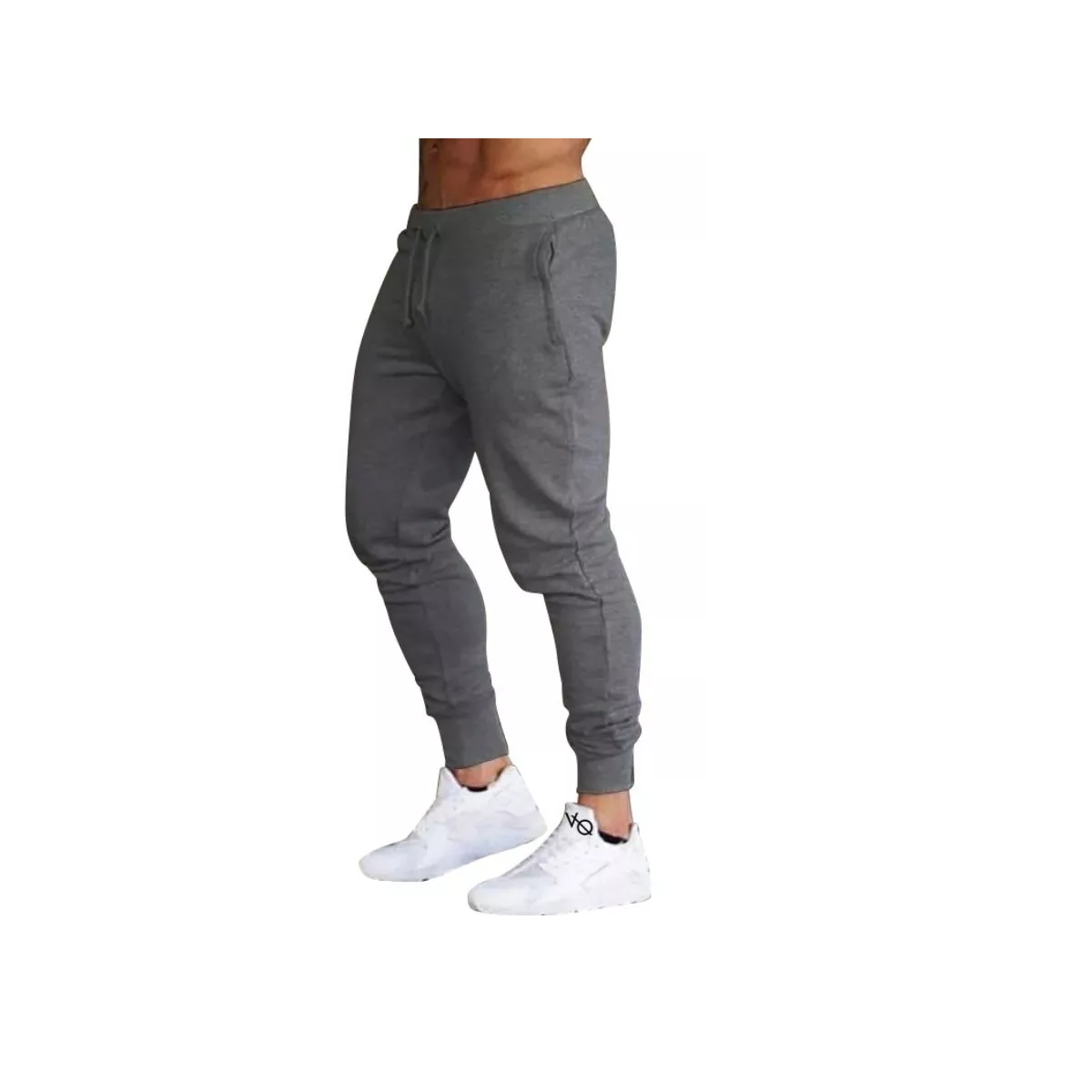 Foto 2 pulgar | Pants Jogger Deportivo Gym Casual Elástico Talla 2xl Eo Safe Imports  Esi-15936 Gris