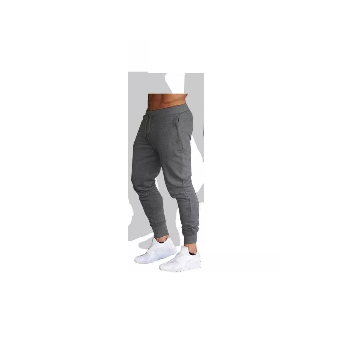 Foto 3 pulgar | Pants Jogger Deportivo Gym Casual Elástico Talla 2xl Eo Safe Imports  Esi-15936 Gris