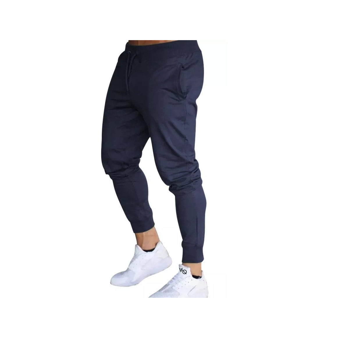 Foto 2 pulgar | Pants Jogger Deportivo Gym Casual Elástico Talla L Eo Safe Imports Esi-15922 Azul