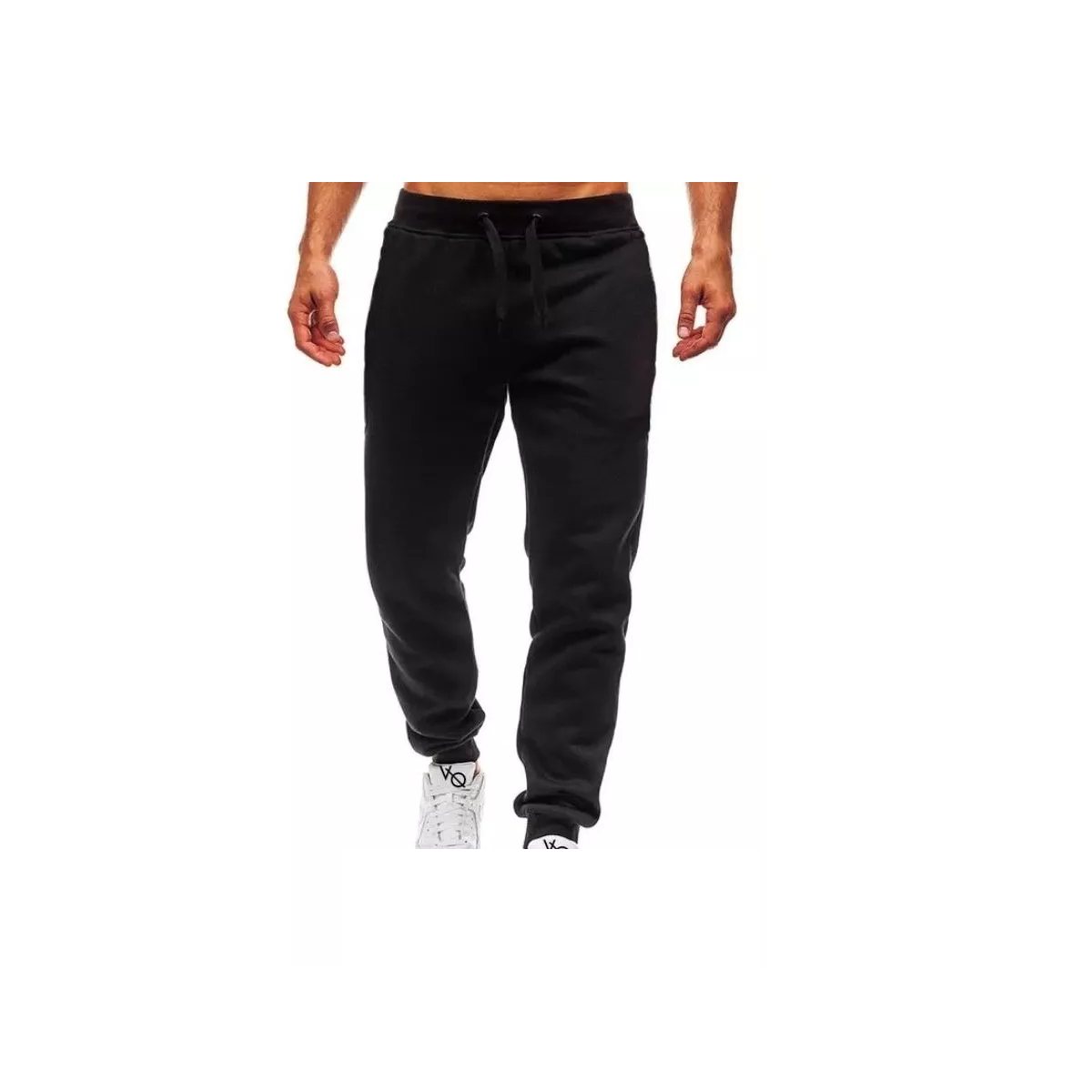 Foto 2 pulgar | Pants Jogger Deportivo Gym Casual Elástico Talla L Eo Safe Imports Esi-15918 Negro