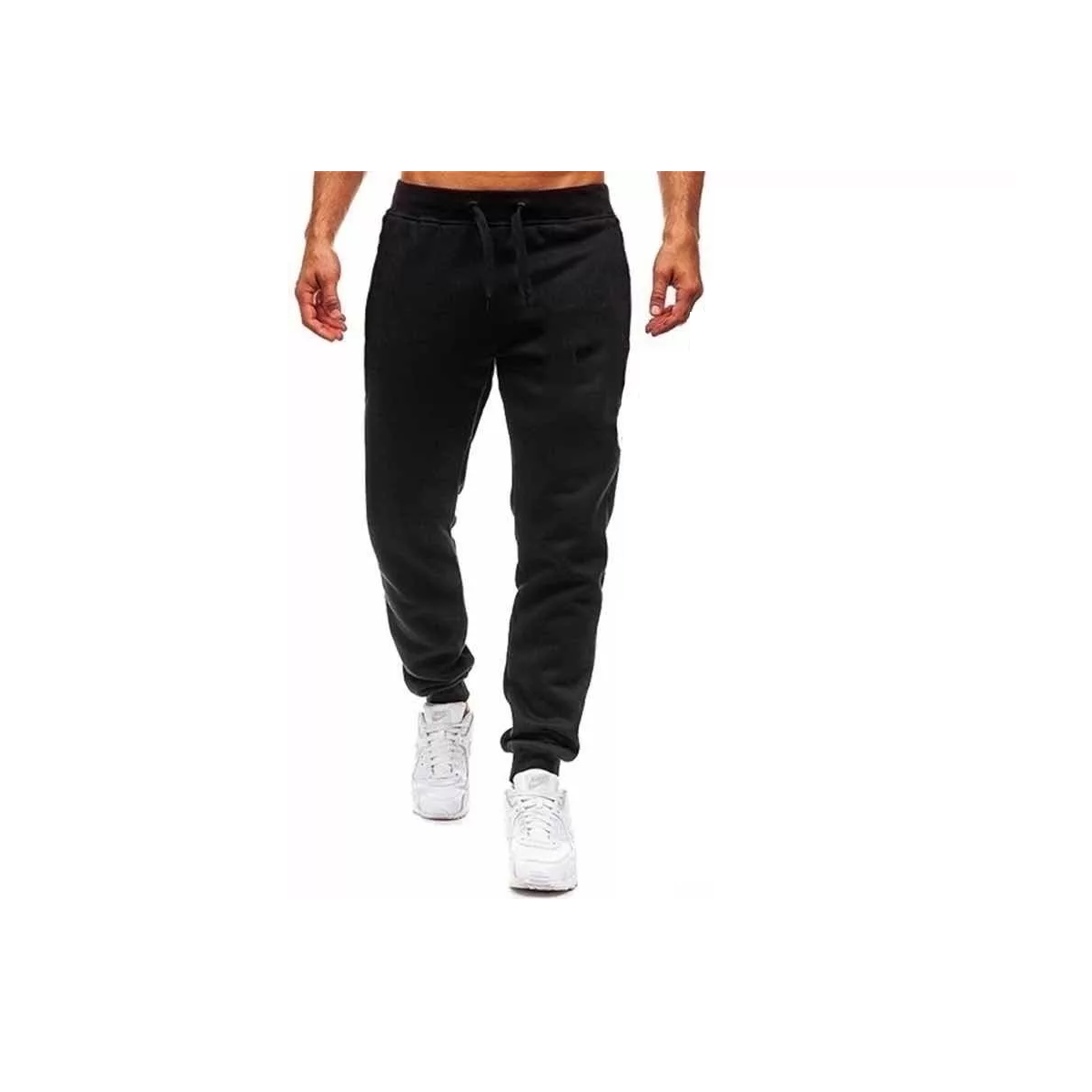 Foto 3 pulgar | Pants Jogger Deportivo Gym Casual Elástico Talla L Eo Safe Imports Esi-15918 Negro